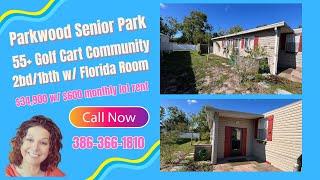 Escape to the Beach! 2bd/1bth w/ Bonus Room located in Park Senior Park in Port Orange, FL. $34,900