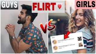 Guys Vs Girls : FLIRTING #shorts #comedy