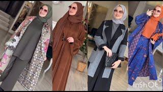 ملابس تركية شتوية للمحجبات 2023/موضة شتاء 2023/Hijab styles 2023