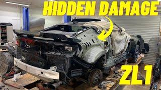 REBUILDING A 2018 CAMARO ZL1 TEARDOWN & MOVING METAL Part 2