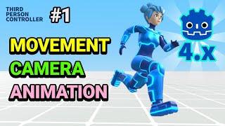 Godot 4 Third Person Controller #1 - Movement, Camera, Animation