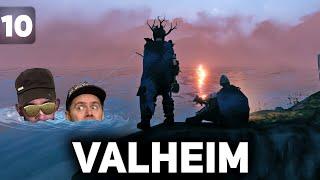 Достраиваем замок для удобной рыбалки  Valheim Ashlands [PC 2021] #10