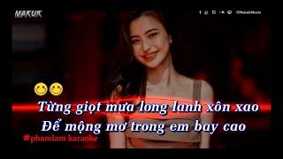 KHI CÔ ĐƠN EM NHỚ AI//KARAOKE//REMIX