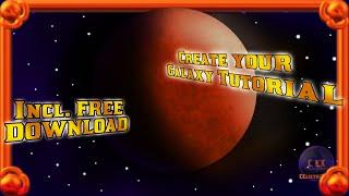 Super Satisfying Galaxy Planet Chill Out Spray Paint Digital Picture Tutorial | CElectriX Art