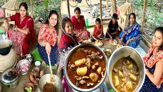 দুই বোনের স্পেশাল রান্না| MUTTON CURRY’CHICKEN CURRY. 25 December special cooking!