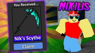 How to Claim "Nikilis Scythe" in Murder Mystery!