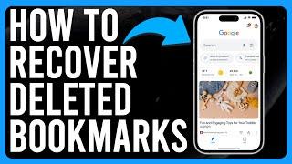 How to Get Your Google Chrome Bookmarks Back (How to Recover Deleted Bookmarks on Google)