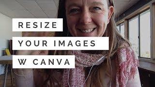 Resize Your Images for your Website using Canva #bertaTips #46