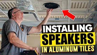 Aluminum Tile Speaker Installation Made Simple | IT Field Tech Service Call Examples #fieldnation