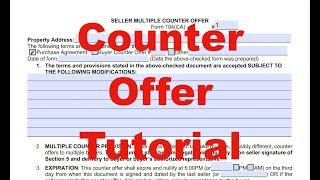 Real Estate Counter Offer Tutorial