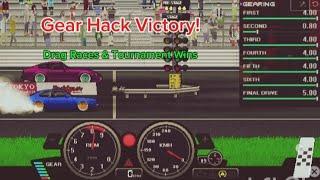 Gear Hack Wins in Pixel Car Racer!  Drag Races & Tournament Victory!  #PixelCarRacer #GearHack