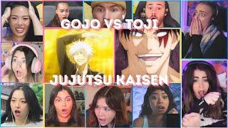 AWAKENED GOJO VS TOJI, TOJI DESTROYS GETO - JUJUTSU KAISEN SEASON 2 EPISODE 4 REACTION MASHUP