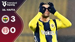 Fenerbahçe (3-0) Antalyaspor - Highlights/Özet | Trendyol Süper Lig - 2024/25