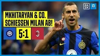 Inter zerstört Milan im Derby della Madonnina! Inter Mailand - AC Milan 5:1 | Serie A | DAZN