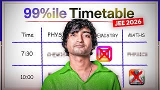 JEE 2026 : PERFECT 1 Year Timetable to Crack JEE with 99 Percentile!