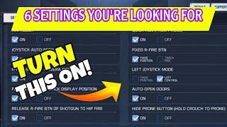 Best CODM Battle Royale Settings for Beginners and pro #training