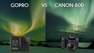 Northern Lights Time Lapse: Gopro 8 vs. Canon 80D - Northern Norway