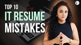 Tired Of Resume Rejection? | Top 10 IT Resume Mistakes to Avoid in 2024 | Coach Vandana Dubey