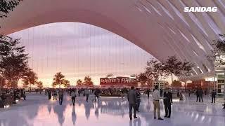 Vision Rendering of Central Mobility Hub Concept