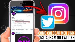 Como colocar link do Instagram no Twitter