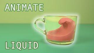 HOW TO ANIMATE LIQUID - Stop motion tutorial