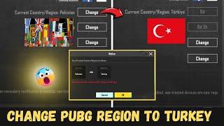 How To Change PUBG Region To Turkey | CHANGE PUBG REGION 2024