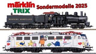 Märklin und Trix Elefantenexpress + Dampflok Shay | Sondermodelle 2025 | Spur H0, N und Z