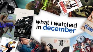 what i watched in december