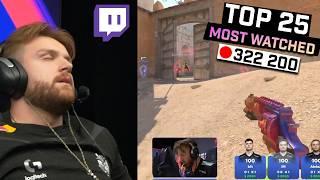 25 Most Watched Twitch CS2 Clips In 2024!