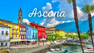 Ascona, Switzerland  | The Most Romantic Swiss-Italian Town | Walking Tour | 4K