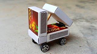 HOW TO MAKE A MATCHBOX DUMP TRUCK TOY AT HOME DIY - SANU TECH