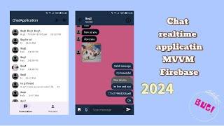 Android Realtime Chat App 2024 | Demo | using MVVM, Firebase