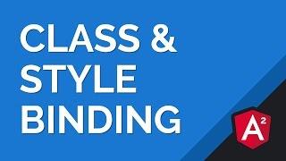 Angular 2 Class & Style Binding Tutorial