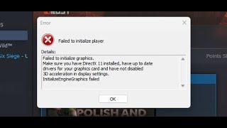 How to fix 'Failed to Initialize Player' Error in Rust (Quick solutions)