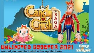 Candy crush saga unlimited booster | No root | No need to install other applications | EASY HACK