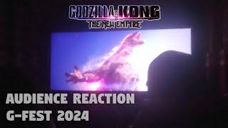 G-Fest Godzilla X Kong: The New Empire Audience Reaction 2024