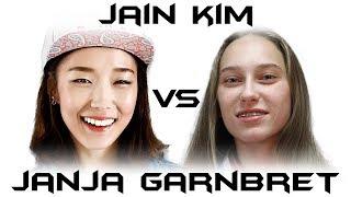 Jain Kim VS Janja Garnbret - IFSC Climbing World Cup Arco 2017 - Climbing Comparison