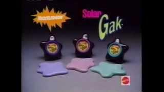 Nickelodeon Solar Gak Commercial (1994)