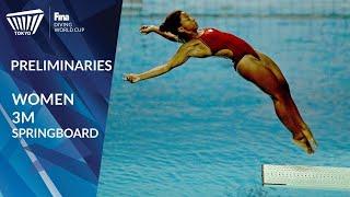 RE-LIVE | 3m Women - Preliminaries (03 May 2021)| FINA Diving World Cup 2021