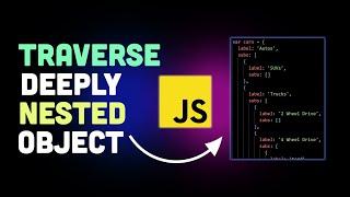 How to EASILY traverse through a deeply nested object (JavaScript Interview Question)