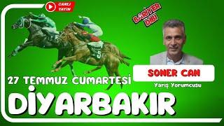 DİYARBAKIR / Canlı Yayın / Bariyer Dibi / 27 Temmuz 2024 Cumartesi #atyarisi