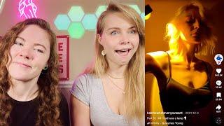 Reacting To KallMeKris Thirst Traps! - Hailee And Kendra