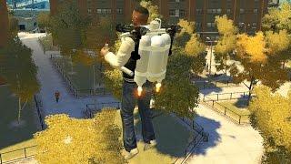 Grand Theft Auto IV - GTA Jetpack (MOD) HD