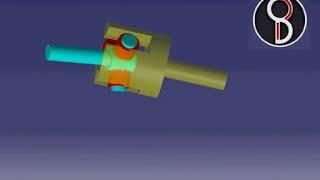 how tripod joint mechanism works simple animation