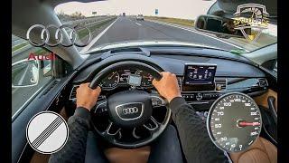 AUDI A8 3.0 TDI QUATTRO 258 HP TOPSPEED ON GERMAN AUTOBAHN (NO LIMIT) by SpeedUpDE