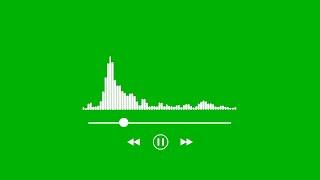Audio spectrum green screen | Sound spectrum green screen | Audio wave green screen | copyright free