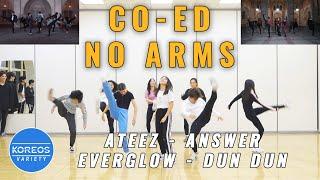 [Koreos Variety] Co-Ed ATEEZ Answer + No Arms EVERGLOW Dun Dun | Koreos