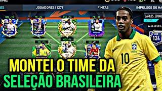 MONTEI A SELEÇÃO BRASILEIRA NO FIFA MOBILE!️