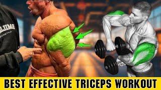 5 Best Effective Triceps Exercise To Get Bigger Triceps Faster ( With Dumbbells )