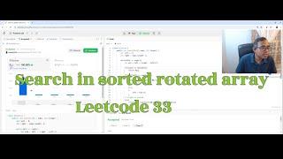 Search in sorted rotated array - Leetcode 33 - Modified Binary Search - Java